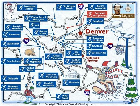 Challenges of Implementing MAP Map of Colorado Ski Resorts